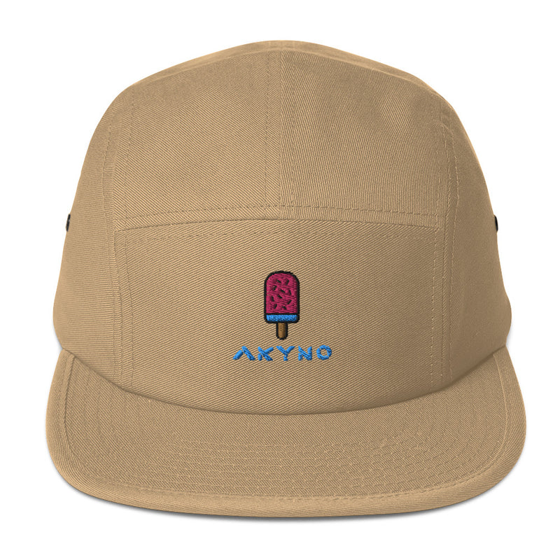 Rosy Brown Akyno Five Panel Cap Ice