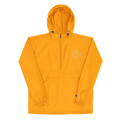 Orange Akyno Embroidered Champion Collaboration Akyno Packable Jacket Lost At Sea