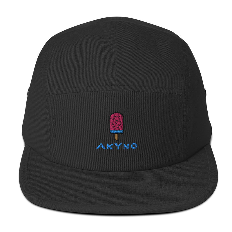 Dark Slate Gray Akyno Five Panel Cap Ice